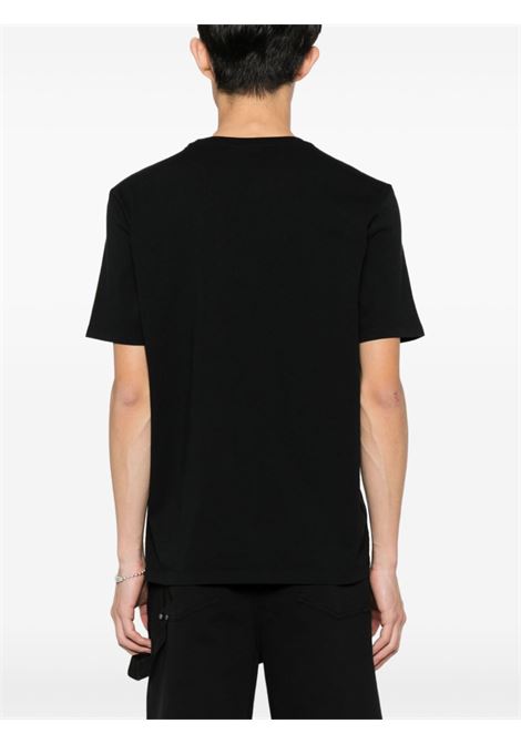 fox head patch t-shirt man black MAISON KITSUNÉ | LM00104KJ0008P199